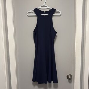 Navy lakefield dress NWT size large